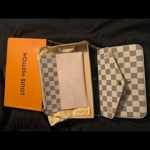 Faux Louis crossbody